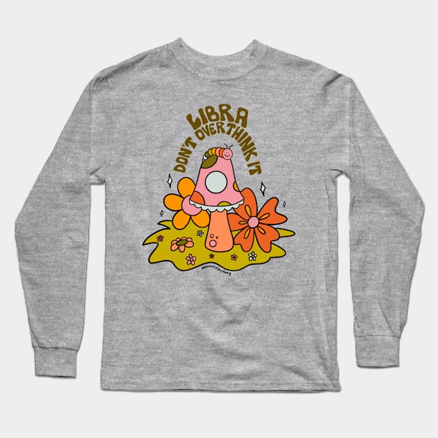 Libra Caterpillar Long Sleeve T-Shirt by Doodle by Meg